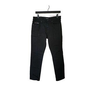 G-Fried Denim Mens Slim Fit Black Jeans 32x30